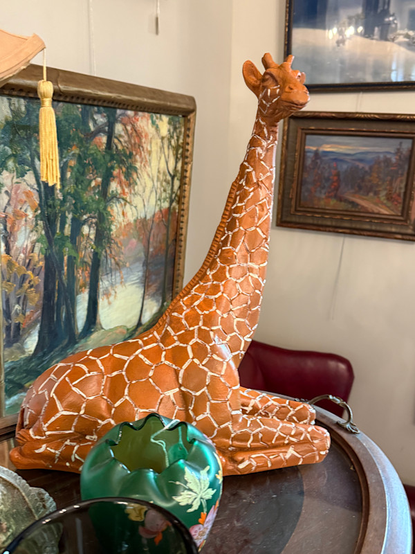 plaster giraffe