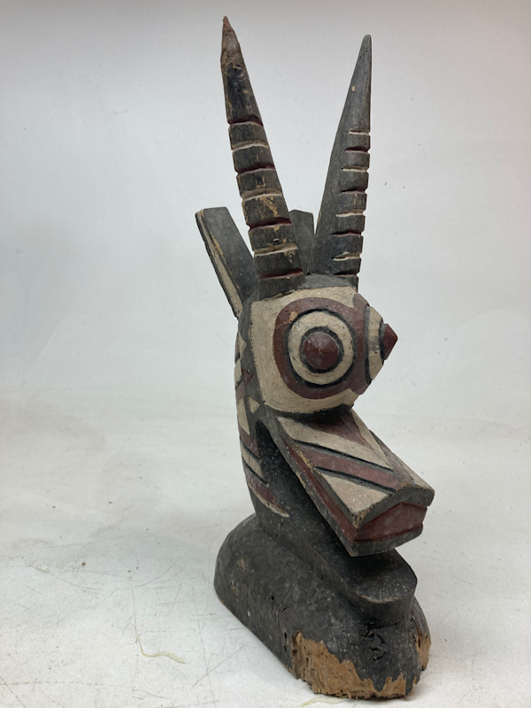 African antelope carved Burkina sculpture