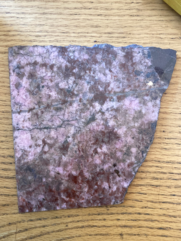 pink Rhodonite stone