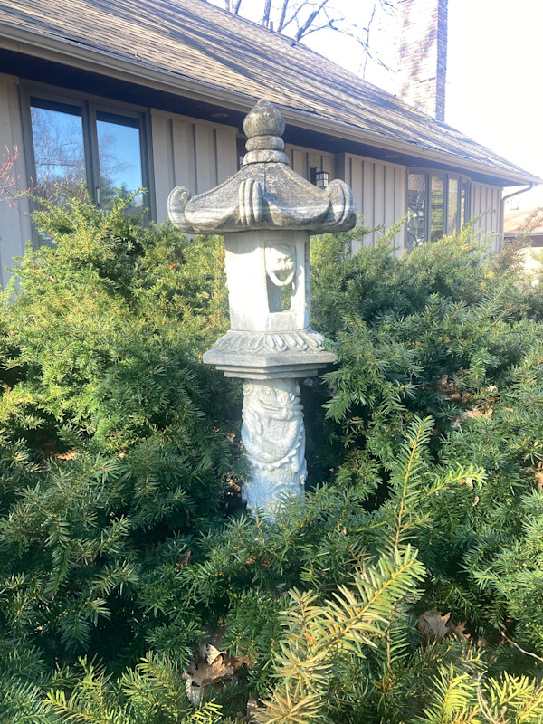 Solid marble pagoda