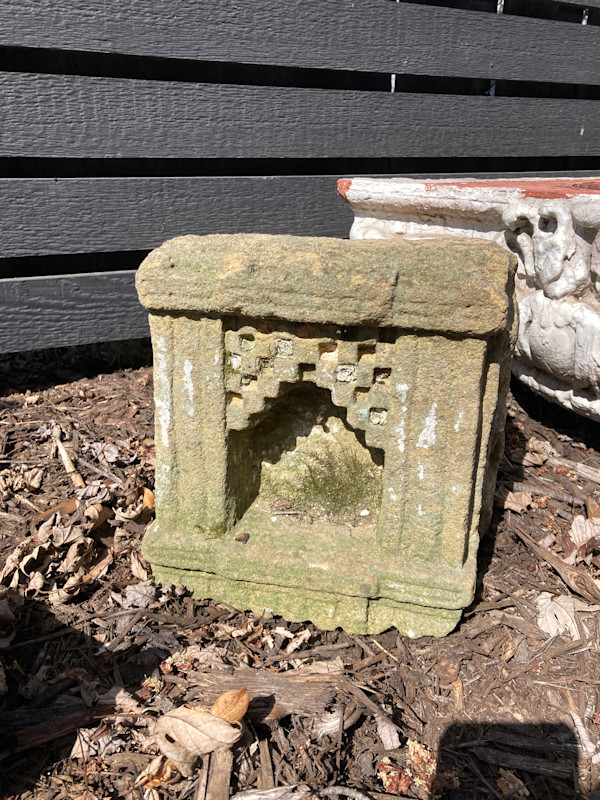 19th century  Indian stone aala niche