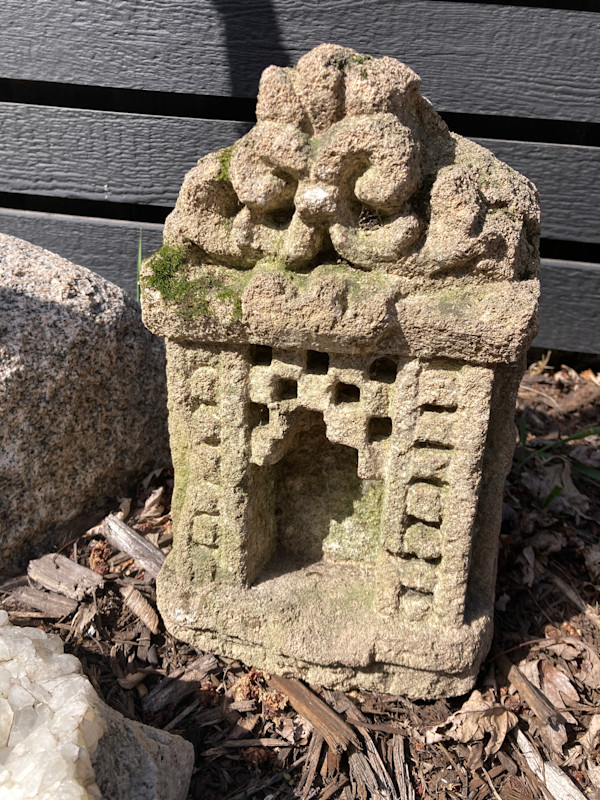19th century  Indian stone aala niche