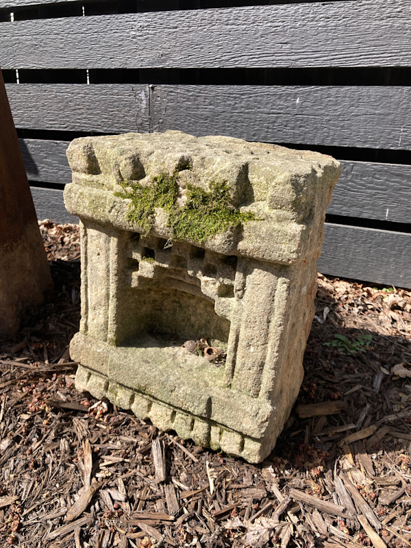 19th century  Indian stone aala niche