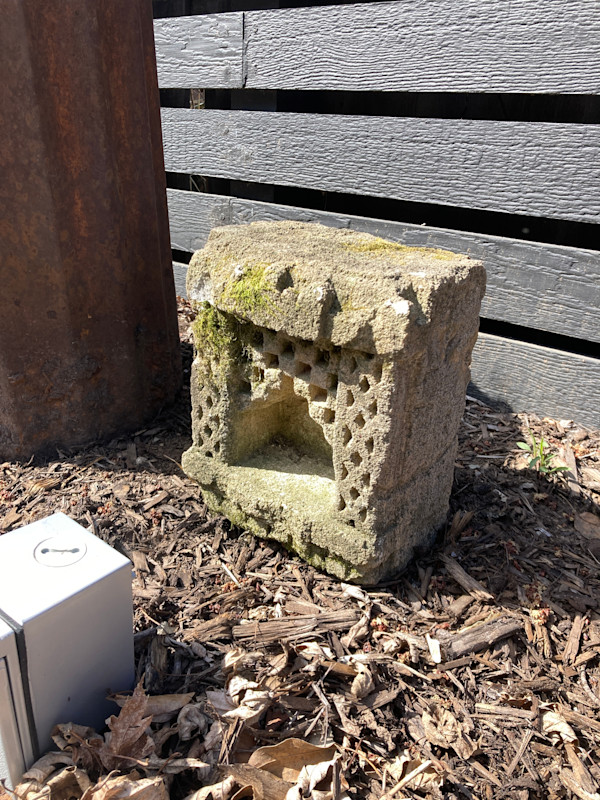 19th century  Indian stone aala niche
