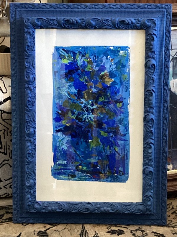 Original abstract painting on paper by Jacqueline Jacqueier