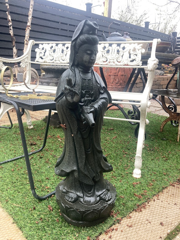 Cast Iron column artifact planter