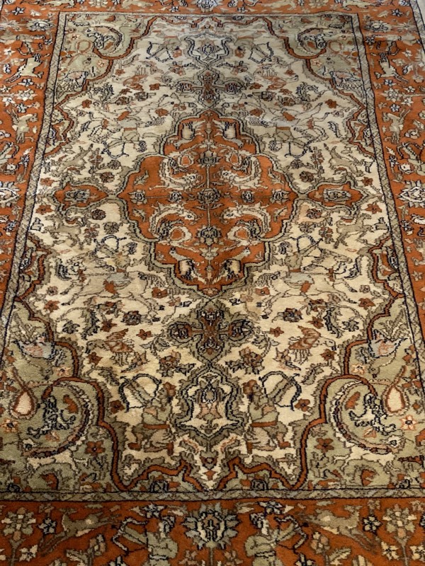 Hand made wool Persian rug