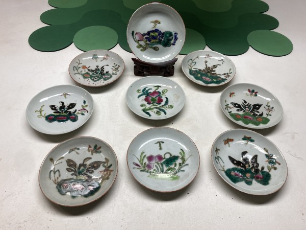 Chinese hand painted dishes