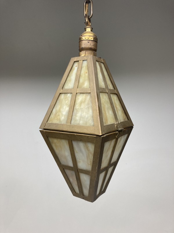 Mission hanging entry light fixture