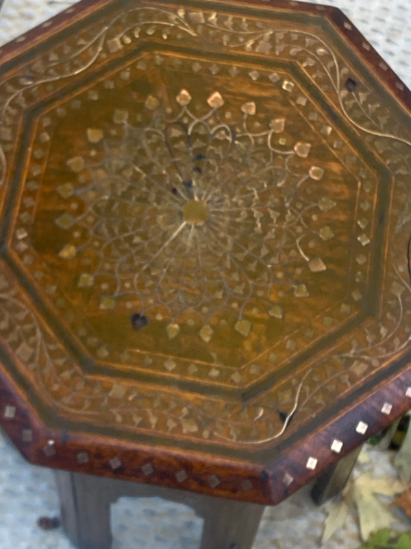 Inlaid Moorish table