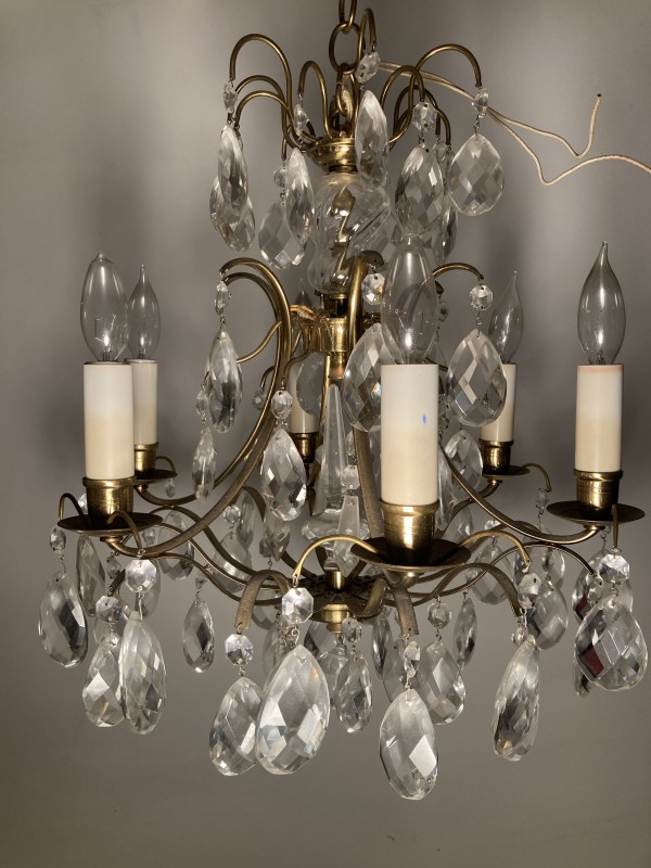 1950's Crystal chandelier