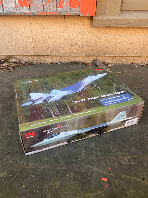 Sukhoi SU-57 "Felon" Stealthfighter die cast toy plane