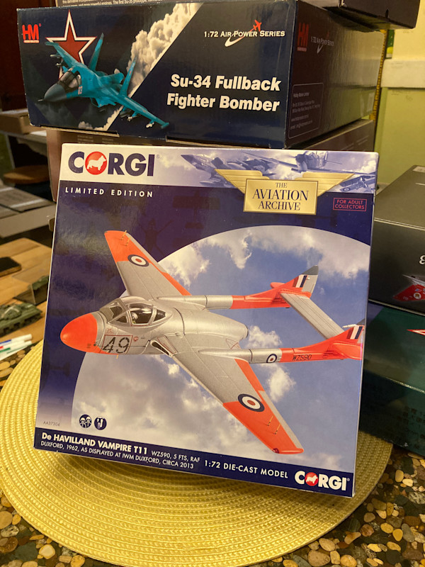 Corgi  airplane