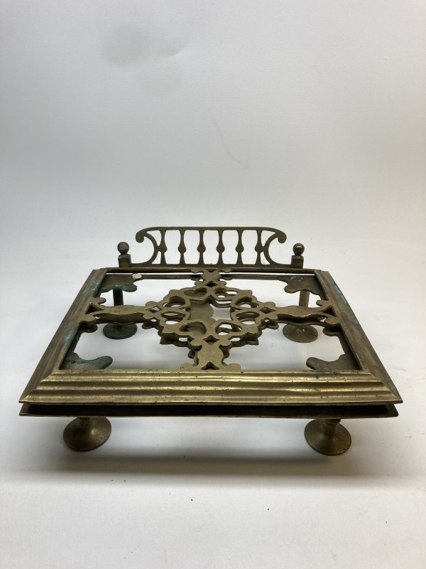 Solid brass table top book stand