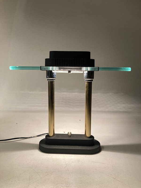 George Kovac bankers lamp by Robert Sonneman