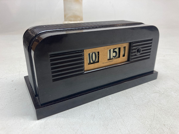 Art Deco Bakelite Telechron table clock