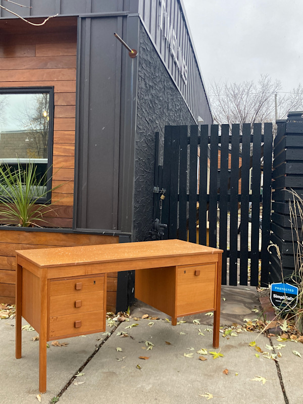 Danish teak desk