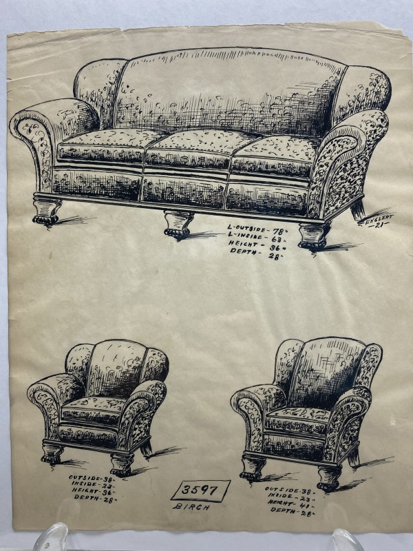 1920's sofa - 3597