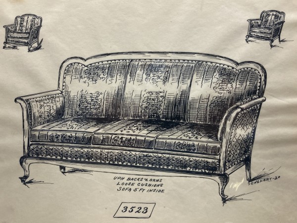 1920's sofa -3523