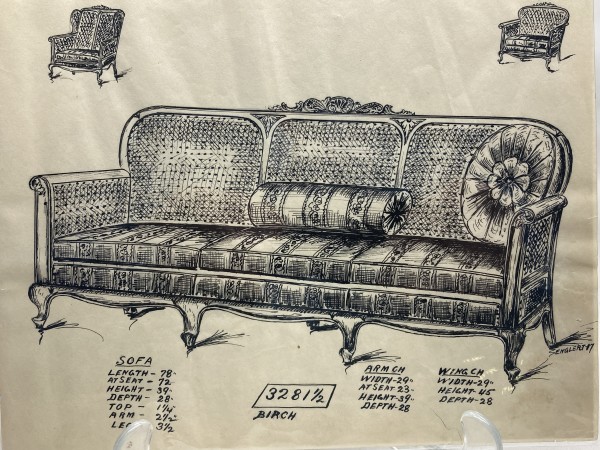 1920's sofa - 32811/2