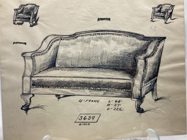 1920's sofa - 3639