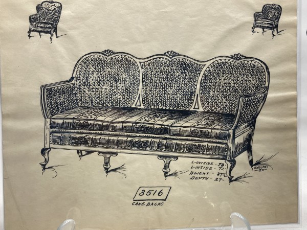 1920's sofa - 3516