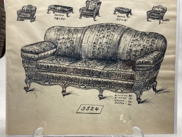 1920's sofa - 3524