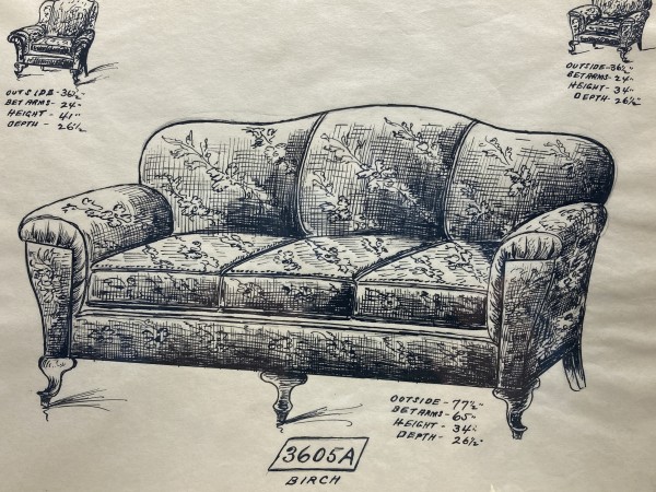 1920's sofa - 3653