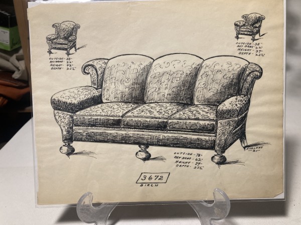 1920's sofa - 3672