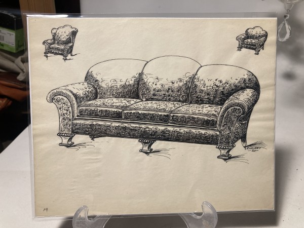 1920's sofa - 3335