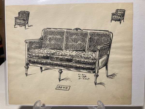 1920's sofa - 3543