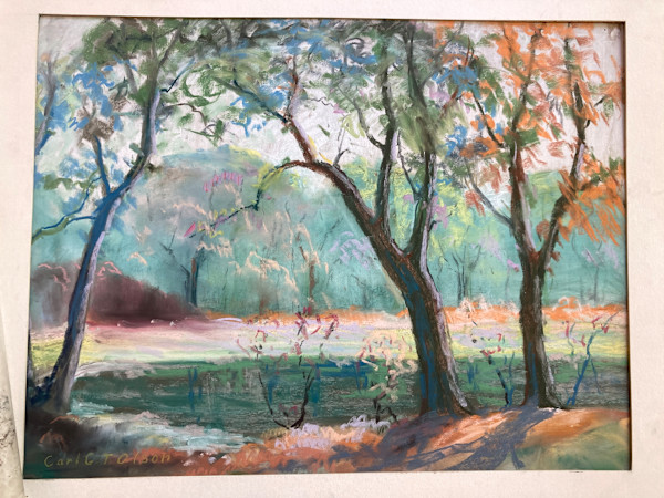 Carl G. T. Olson original pastel #168