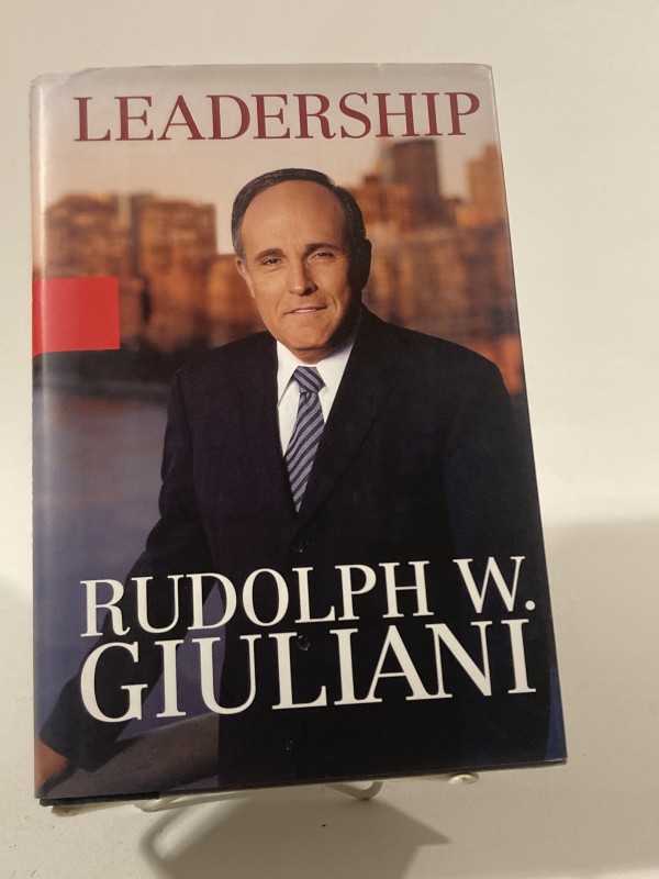 Autographed 1st edition Rudy Gulianni book