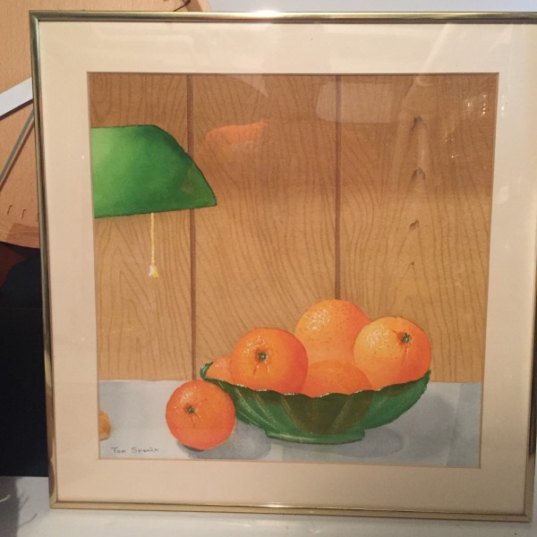 Original watercolor of Oranges