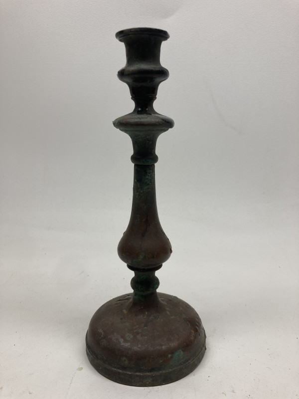 Large copper candlestick