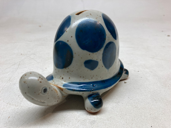 Japanese pottery turtle bank