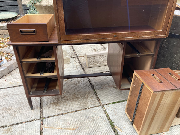 Lane mid century modern desk