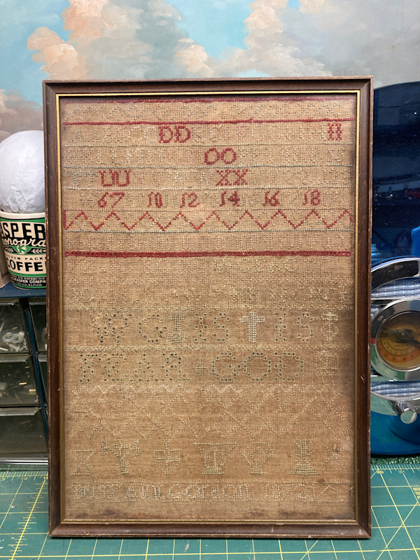 Framed sampler