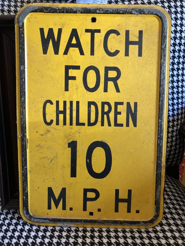 steel watch for children sign