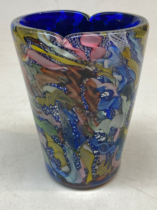 Murano art glass vase by Dino Martens for Aureliano Toso