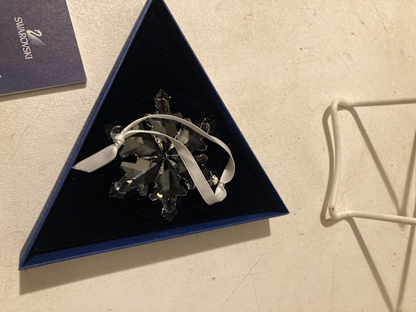 2012 Swarovski snowflake ornament