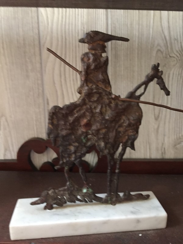 Don Quixote bronze sculpture