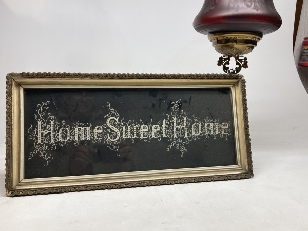 Framed Home Sweet Home motto
