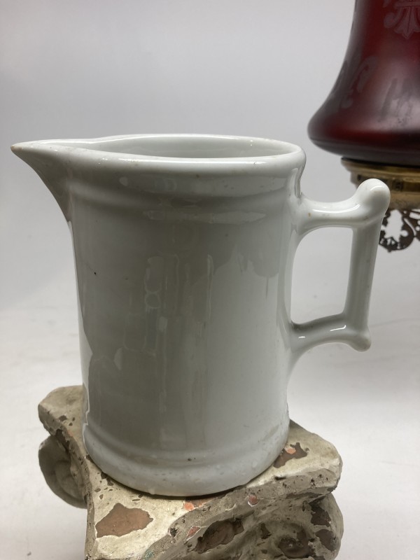 Large iron stone water pitcher