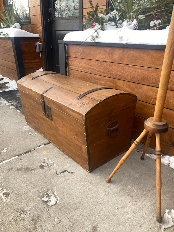 Primitive immigrant trunk