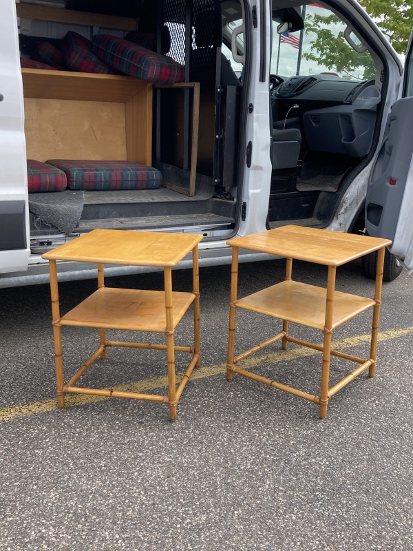 Pair of Heywood Wakefield tables