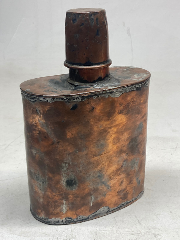 Copper tea caddy