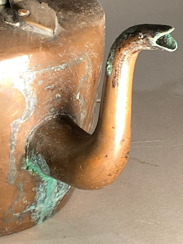 Large copper tea kettle