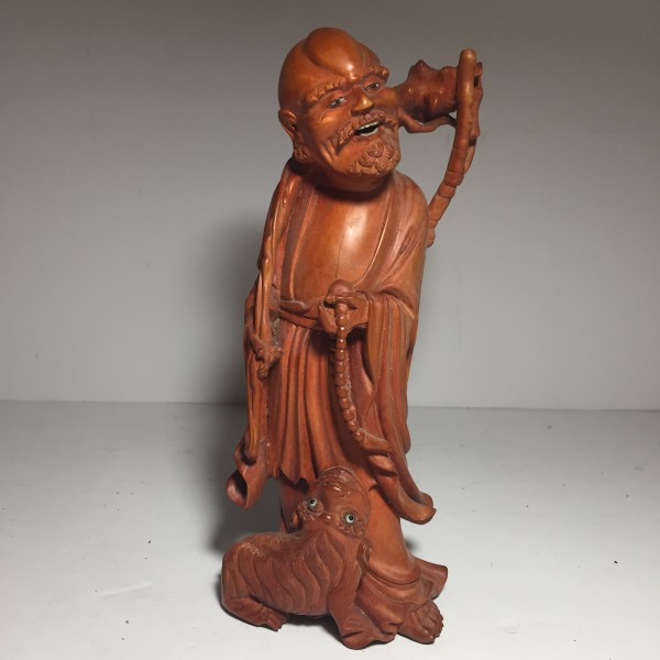 carved Japanese figure