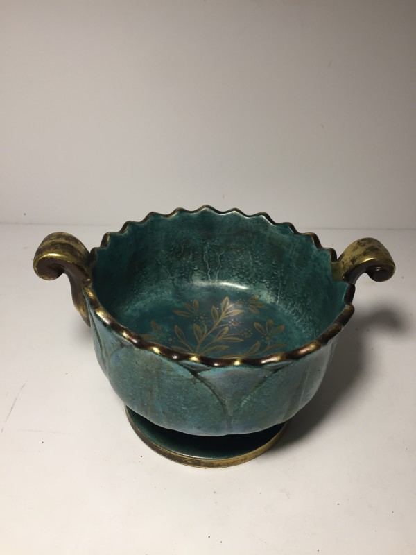 low Gustavsburg art pottery vase